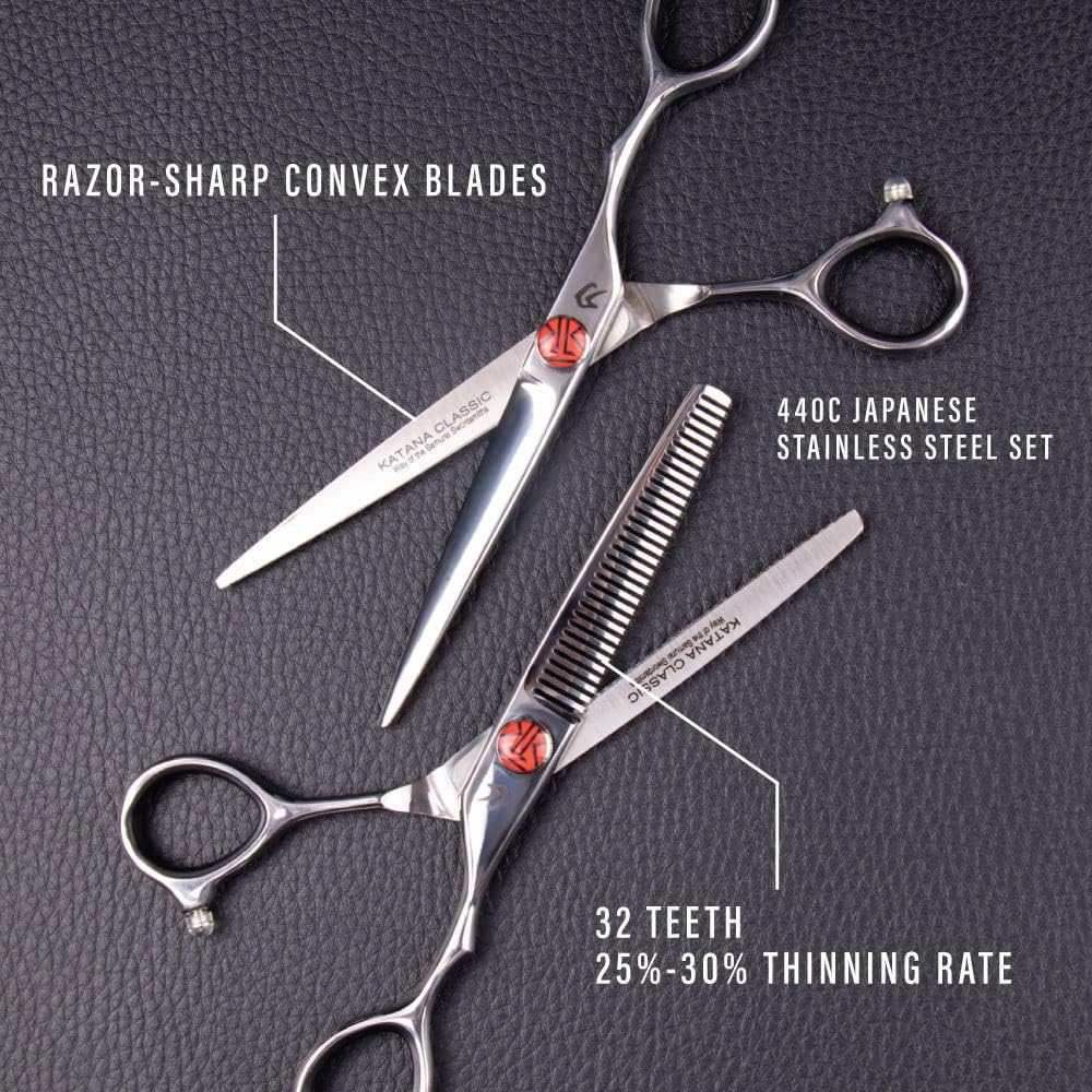 Lefty Tokko Katana Classic 6.5" Shears Set - Cutting & Thinning