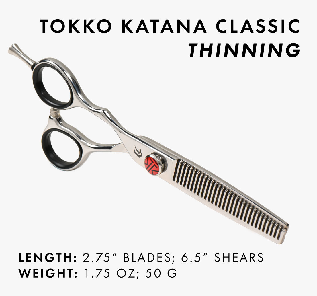 Lefty Tokko Katana Classic 6.5" Shears Set - Cutting & Thinning