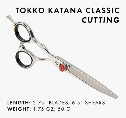 Lefty Tokko Katana Classic 6.5" Shears Set - Cutting & Thinning