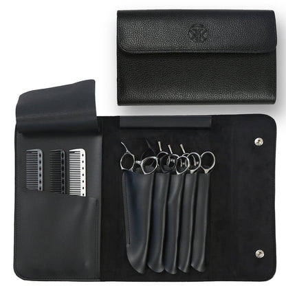 Professional Hair Shears Case – Leatherette Storage for Barber & Salon Scissors