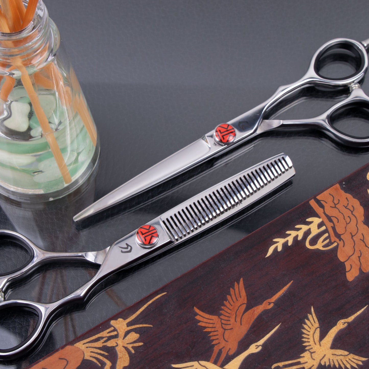 Katana Japanese Hair Cutting Shears Set (Hair Cutting and Thinning Shears)